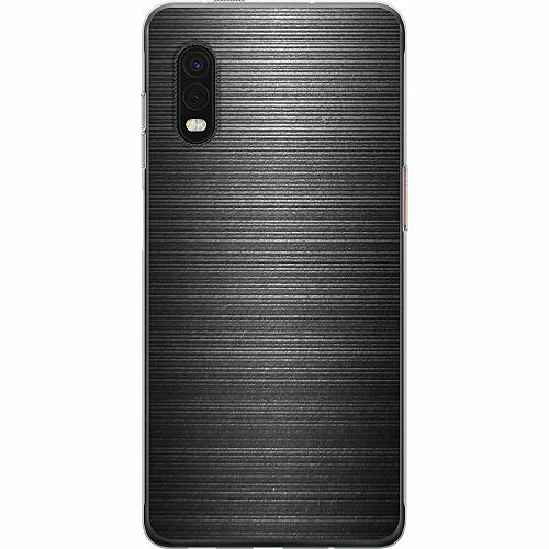 Samsung Galaxy Xcover Pro Mjukt skal - Brushed Metal