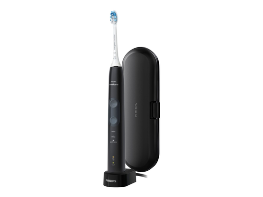 Philips Sonicare ProtectiveClean 5100 HX6850 - Tandborstuppsättning - sladdlös - svart/grå