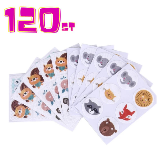 120 st Myggavvisande MyggPatches, klisterlappar, klistermärken 100% naturlig giftfri ren eterisk olja, myggmedel, myggolja