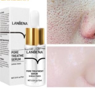 Superserum PORE treatment Hyaluronic bli av med synliga pormaskar, reducerar upp till 99%