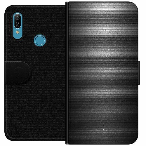 Huawei Y6 2019 Plånboksfodral Brushed Metal