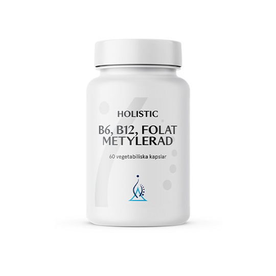 Holistic B6 B12 Folat Metylerad, 60 kapslar