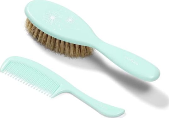 Babyono Baby brush and comb turquoise dandelionBaby Ono