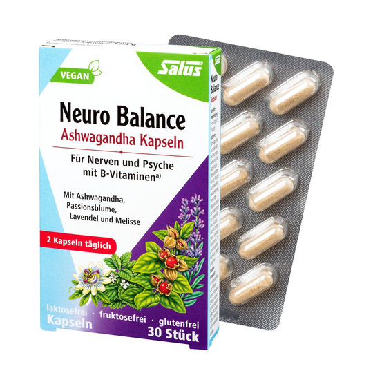 Salus Neuro Balance Ashwagandha Kapslar 30 st, 13,5g