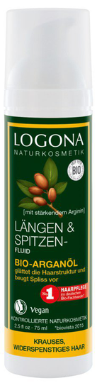 Logona längd och spets flytande organisk arganolja, 75ml
