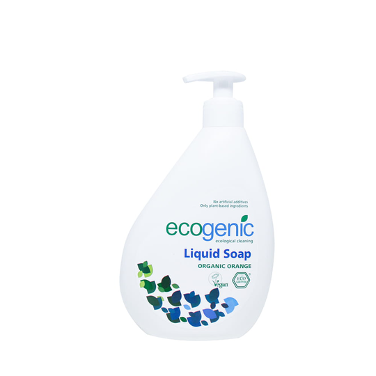 Ecogenic - 0,5L Naturlig flytande tvål med doft av apelsin