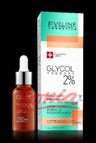 Eveline Glycol Therapy 2% behandling Vitamin lysende 18ml
