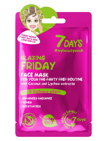 Blazing Friday Face Sheet Mask - 7DAYS - Sheet Mask