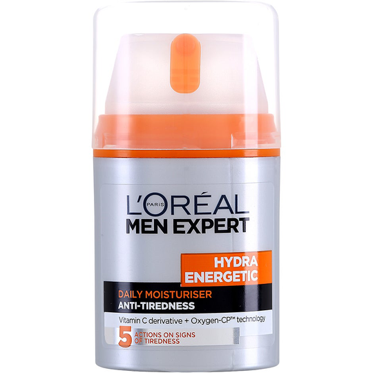 L'Oréal Paris Men Expert Hydra Energetic Moisturising Lotion 24H Anti-Tiredness, 50 ml L'Oréal Paris Ansiktskräm för män