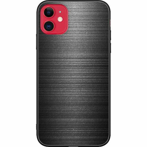 iPhone 11 Svart Skal Brushed Metal