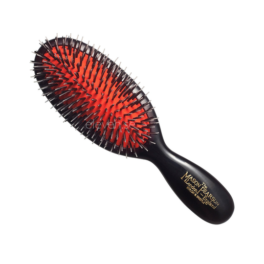 Pocket Bristle & Nylon, Dark Ruby, Mason Pearson Hårborstar