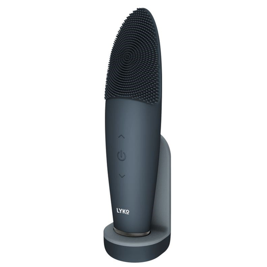 LYKO Thermal Sonic Facial Cleansing Brush Dark Gray