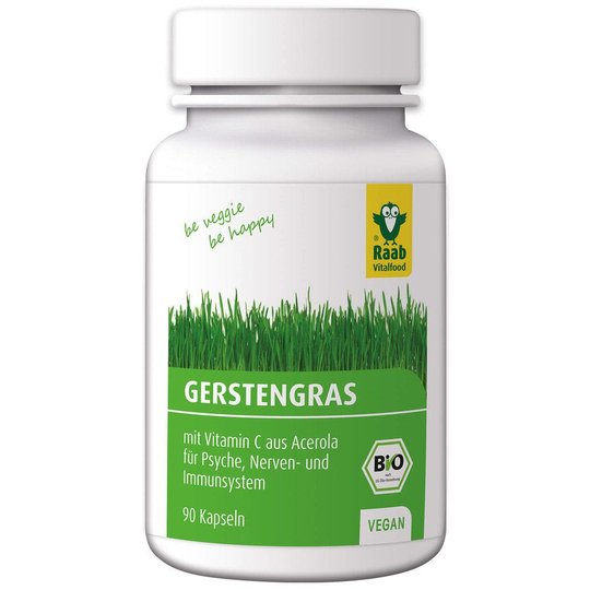Raab Vitalfood EKOLOGISKA korngräs kapslar, 27g