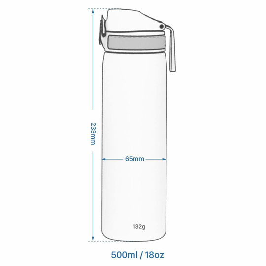 Vattenflaska Ion8 Leak Proof Slim BPA Free Blue (500 ml)