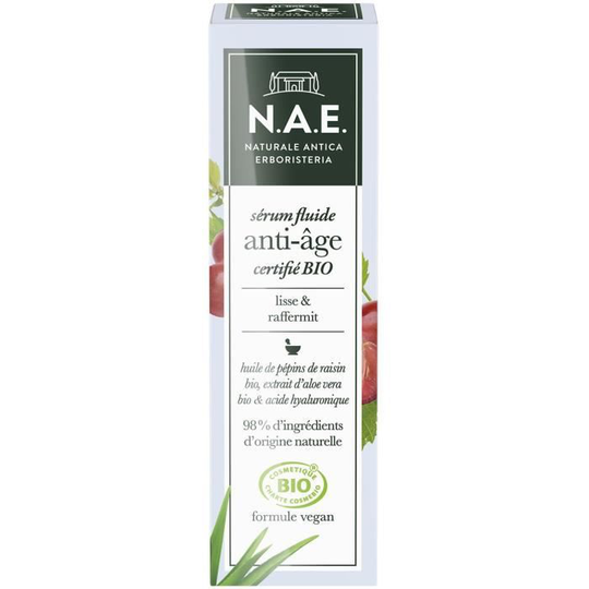NAE Anti-Aging Face Fluid Serum - Ekologiskt - 30 ml