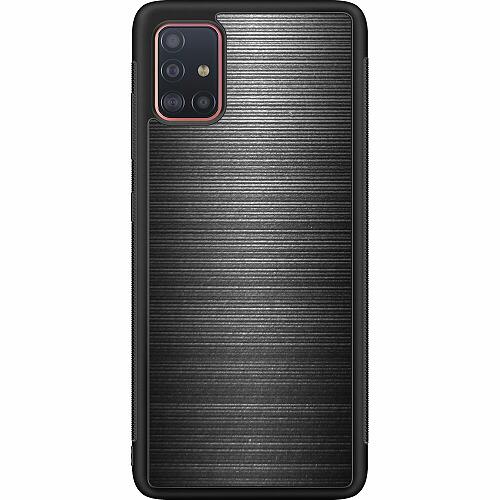 Samsung Galaxy A51 Svart Skal Brushed Metal