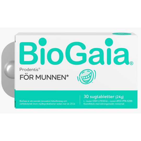 BioGaia Prodentis För Munnen 30 sugtabletter