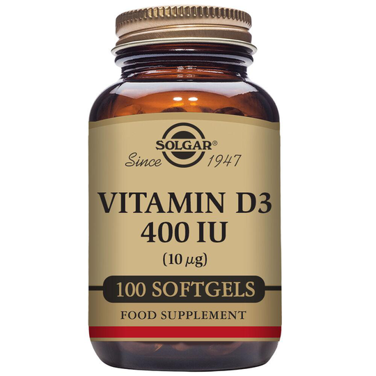 D3-vitamin Solgar 400 iu (100 Kapslar)