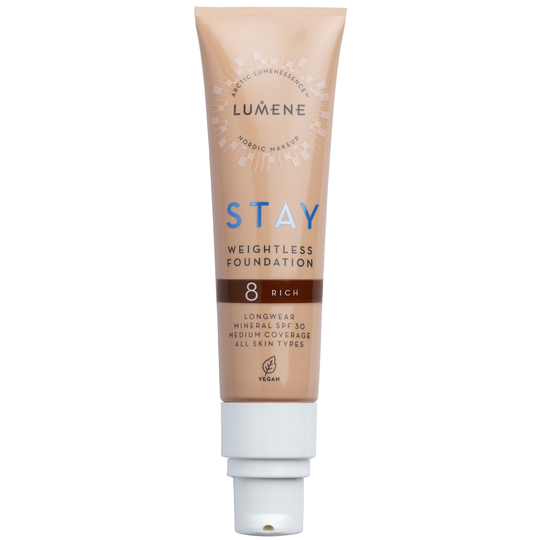 Lumene Stay Weightless Foundation SPF 30 8 Rich