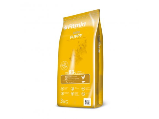 FITMIN Mini Puppy, Valp, 3 kg, Mini (5 - 10kg), Vitamin A,Vitamin B1,Vitamin B12,Vitamin B2,Vitamin B6,Vitamin B9 (folic acid),Vitamin C,Vitamin...,
