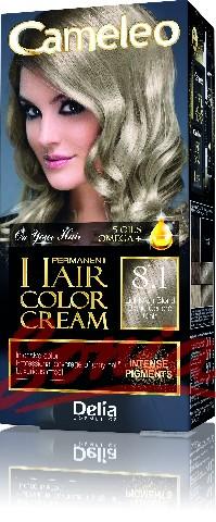 Delia Cosmetics Cameleo HCC permanent paint Omega + No. 8.1 Light Ash Blonde 1op.