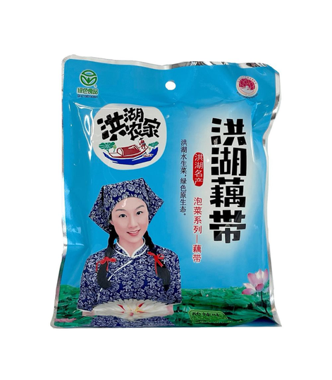 Inlagd Lotusrot 350g Hong Hu Nong Jia Kina