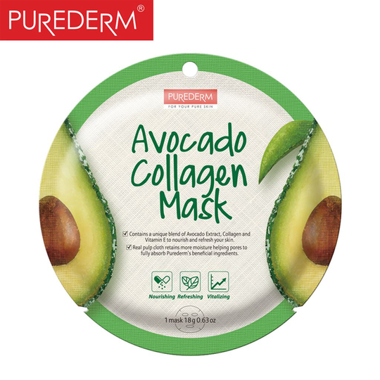 Purederm Avocado Collagen Mask 1 st