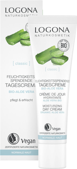 Logona CLASSIC Moisturizing Day Cream Ekologisk Aloe Vera, 30ml