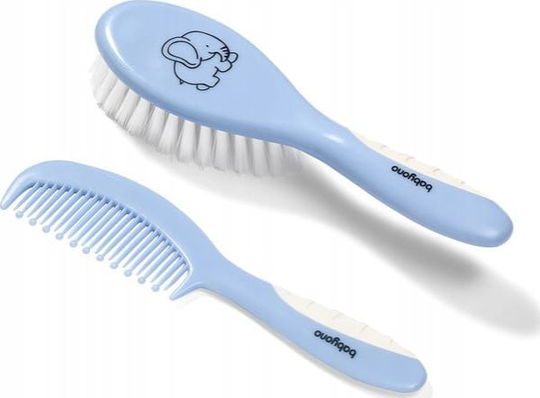 Babyono Baby's blue elephant brush and comb Baby Ono
