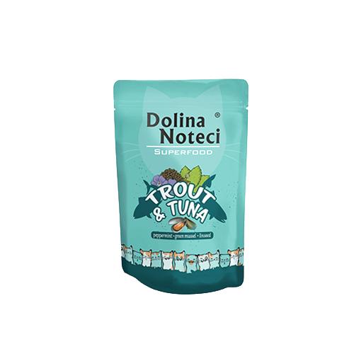 Dolina Note Superfood Trout och Tuna Sachet Cat 85g