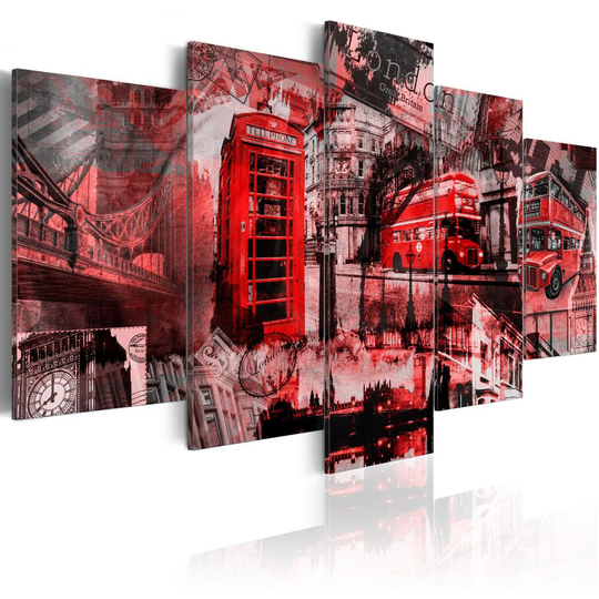 Tavla - London collage - 5 st