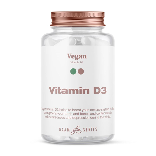 Life Series Vegan D3, 60 caps, Vitaminer