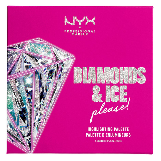Diamonds & Ice Please! Highlighting Palette, NYX Professional Makeup Set & Paletter