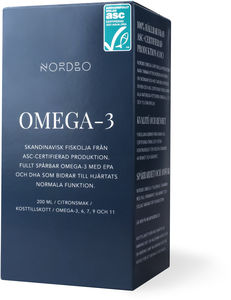 Nordbo Omega-3 flytande 200 ml
