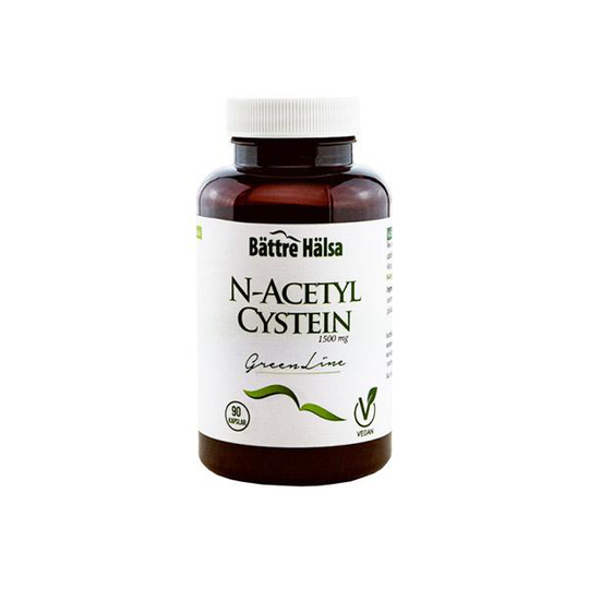 Bättre Hälsa N-Acetyl Cystein Green Line, 90 kapslar