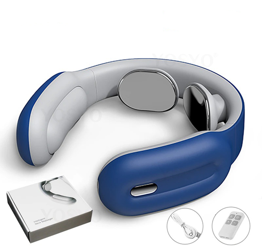 Smart Electric Massager for Neck and Shoulder - Blå