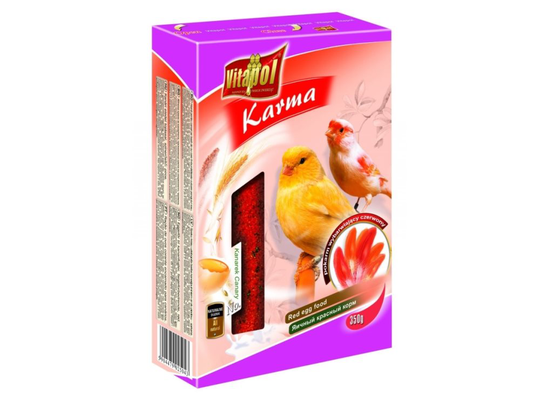 Vitapol zvp-2504, Frön, 350 g, Kanariefågel, Vitamin A, Vitamin B, Vitamin D, wheat flour, corn grits, glycerin, hulled sunflower seeds, niger seeds,