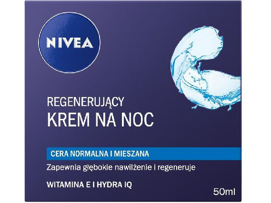 Nivea Regenerating night cream for normal and combination skin 50ml