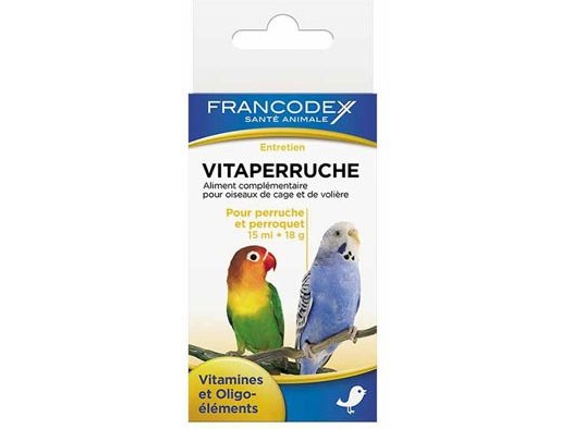 FRANCODEX Vitamins for parrots 15 ml + 18 g