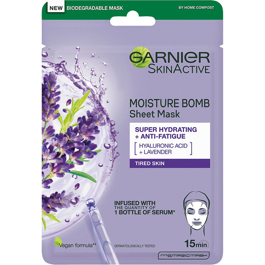 Skin Active Moisture Bomb Tissue Mask, Garnier Ansiktsmask