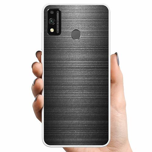Huawei Honor 9X Lite TPU Mobilskal Brushed Metal