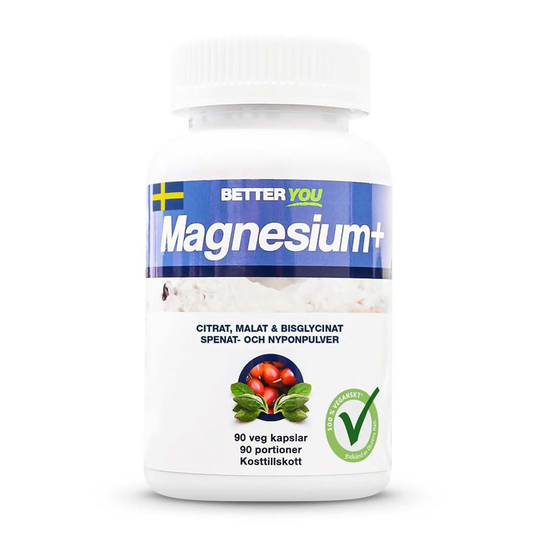 Magnesium Plus, 90 caps, Mineraler