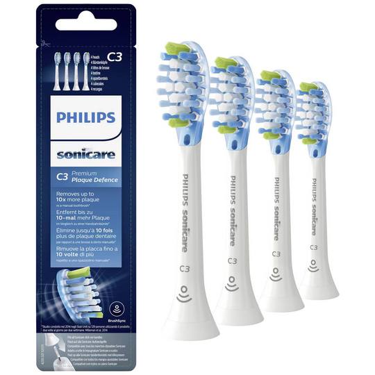 Philips Sonicare Aufsteckbürstenköpfe Tandborsthuvud 4 st Vit