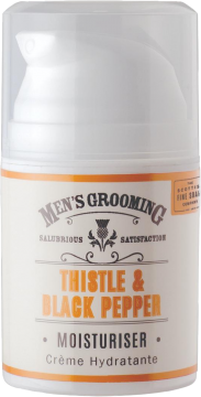 Scottish Fine Soap Company Thistle & Black Pepper Moisturiser Pump 50ml - Dagkräm