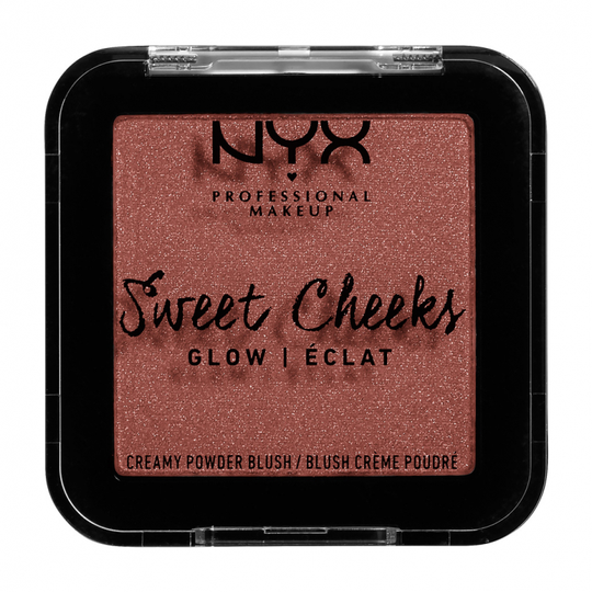 NYX Professional Makeup Sweet Cheeks Creamy Powder Blush Glowy Totally Chill