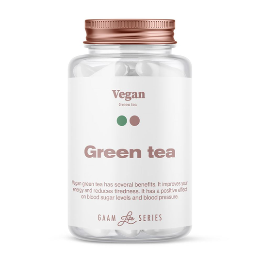 Life Series Vegan Green Tea, 60 caps, Kosttillskott