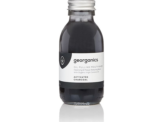 Georganics Oil Mouthwash Activated Charcoal 100ml