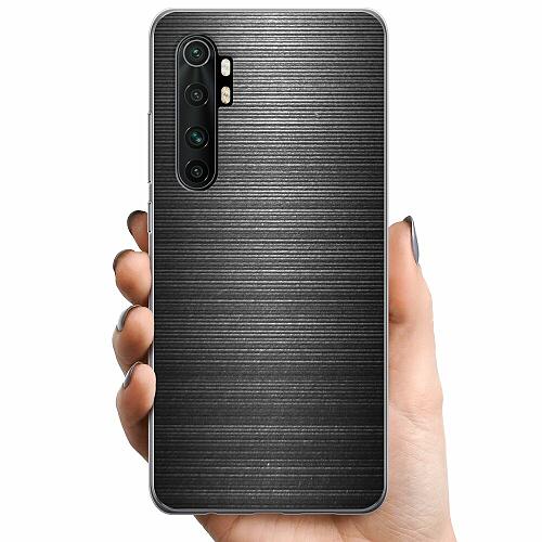 Xiaomi Mi Note 10 Lite TPU Mobilskal Brushed Metal