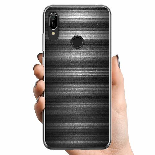 Huawei Y6 2019 TPU Mobilskal Brushed Metal