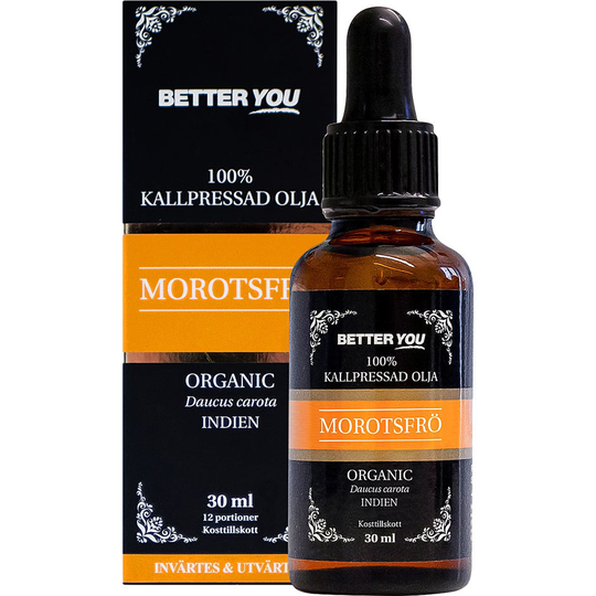 Morotsfröolja EKO Kallpressad, 30 ml Better You Hudserum & Kroppsolja